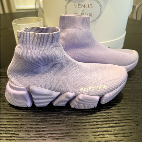 Balenciaga Women's Speed 2.0 Sneakers in Light Purple